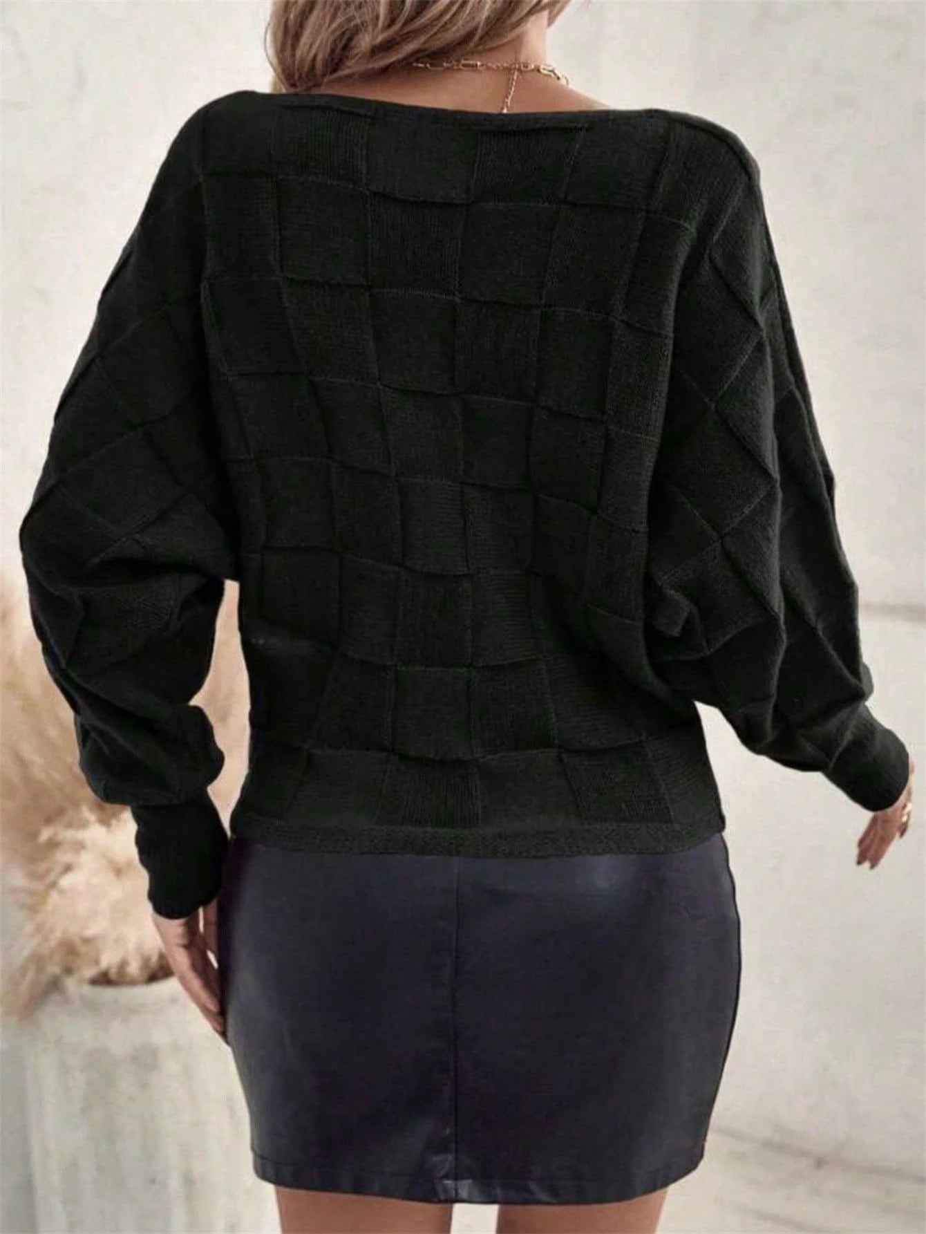 Vendedor IndicadoBlusa De Frio Suéter Tricot Manga Morcego Inverno