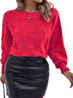 Vendedor IndicadoBlusa De Frio Suéter Tricot Manga Morcego Inverno