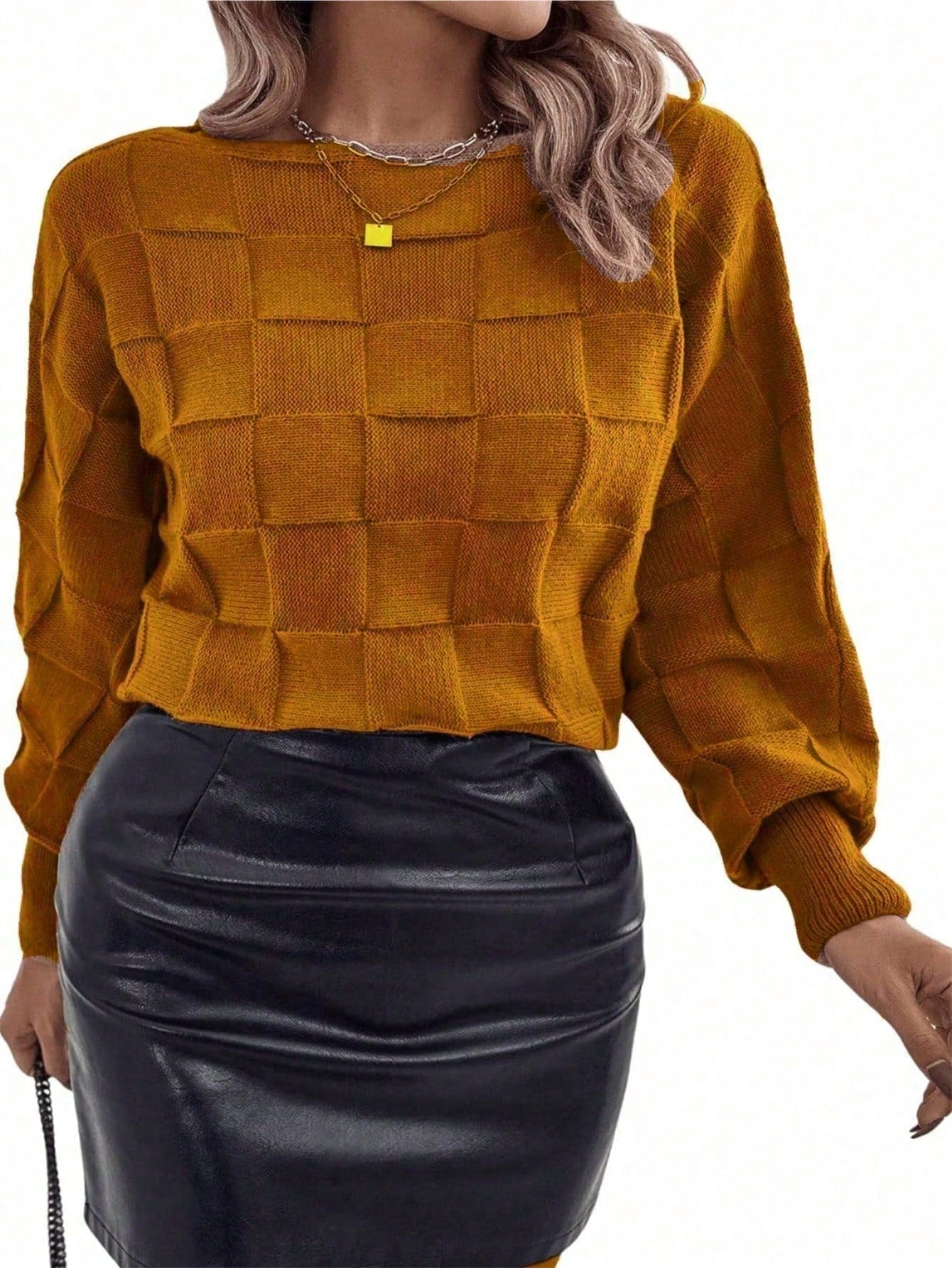 Vendedor IndicadoBlusa De Frio Suéter Tricot Manga Morcego Inverno