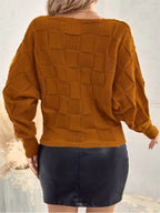 Vendedor IndicadoBlusa De Frio Suéter Tricot Manga Morcego Inverno