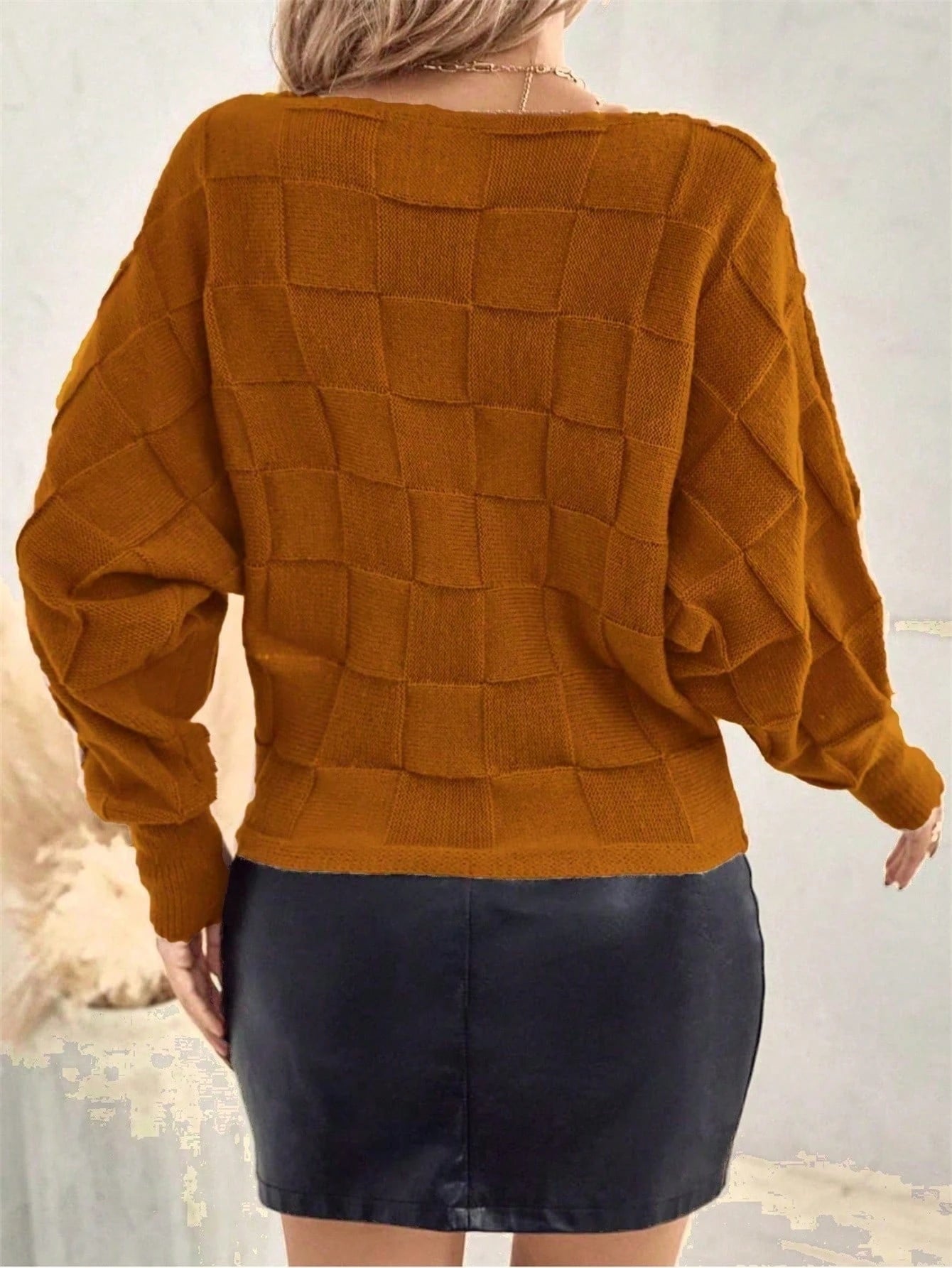 Vendedor IndicadoBlusa De Frio Suéter Tricot Manga Morcego Inverno