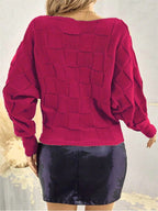 Vendedor IndicadoBlusa De Frio Suéter Tricot Manga Morcego Inverno