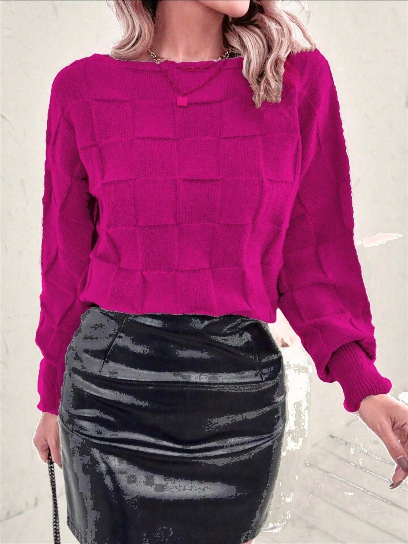 Vendedor IndicadoBlusa De Frio Suéter Tricot Manga Morcego Inverno