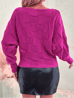 Vendedor IndicadoBlusa De Frio Suéter Tricot Manga Morcego Inverno