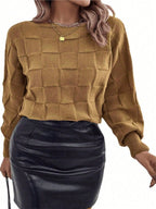 Vendedor IndicadoBlusa De Frio Suéter Tricot Manga Morcego Inverno