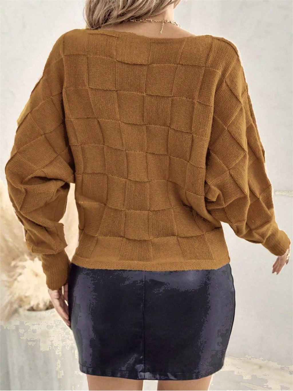 Vendedor IndicadoBlusa De Frio Suéter Tricot Manga Morcego Inverno