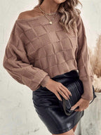 Vendedor IndicadoBlusa De Frio Suéter Tricot Manga Morcego Inverno