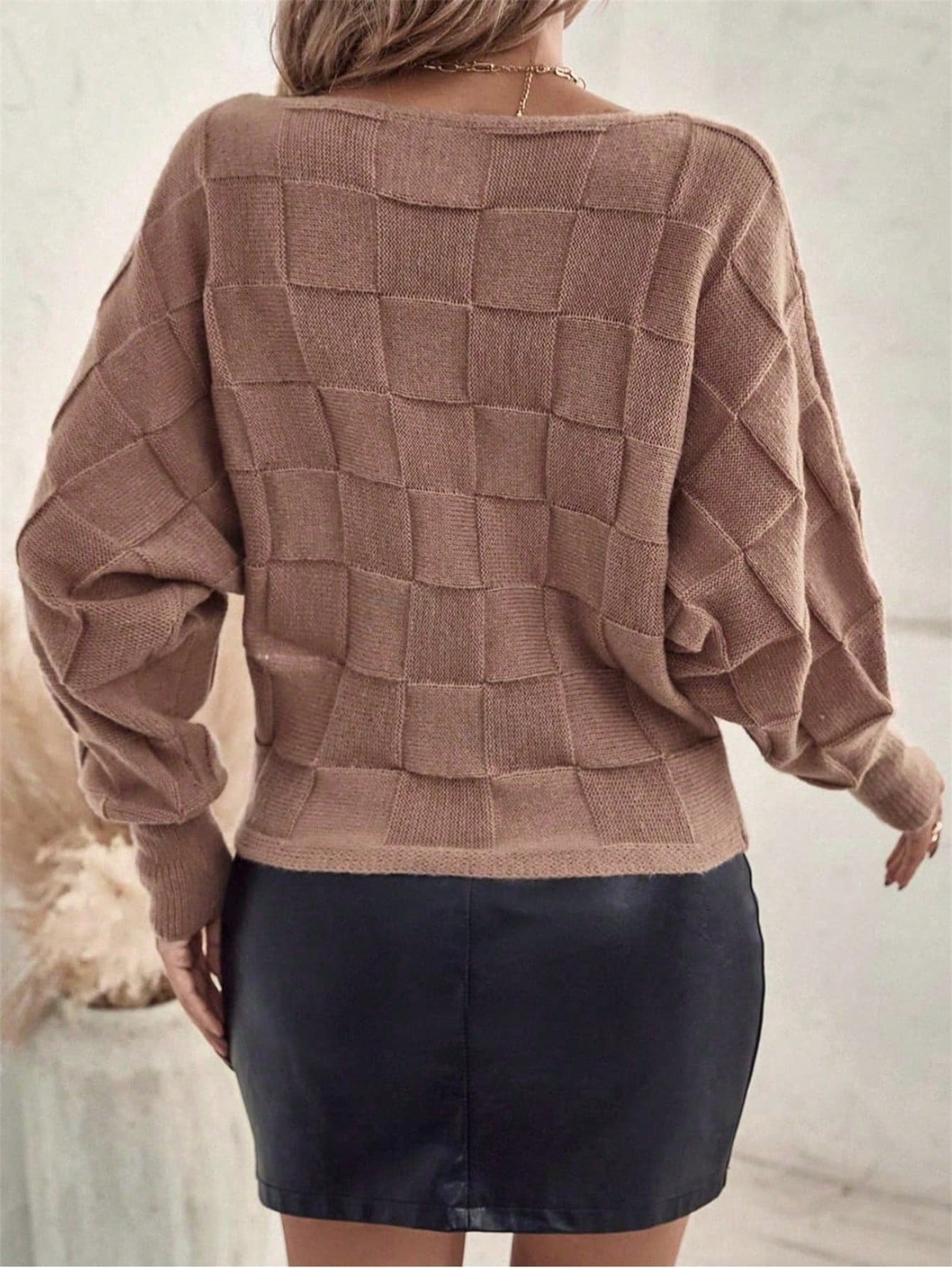 Vendedor IndicadoBlusa De Frio Suéter Tricot Manga Morcego Inverno