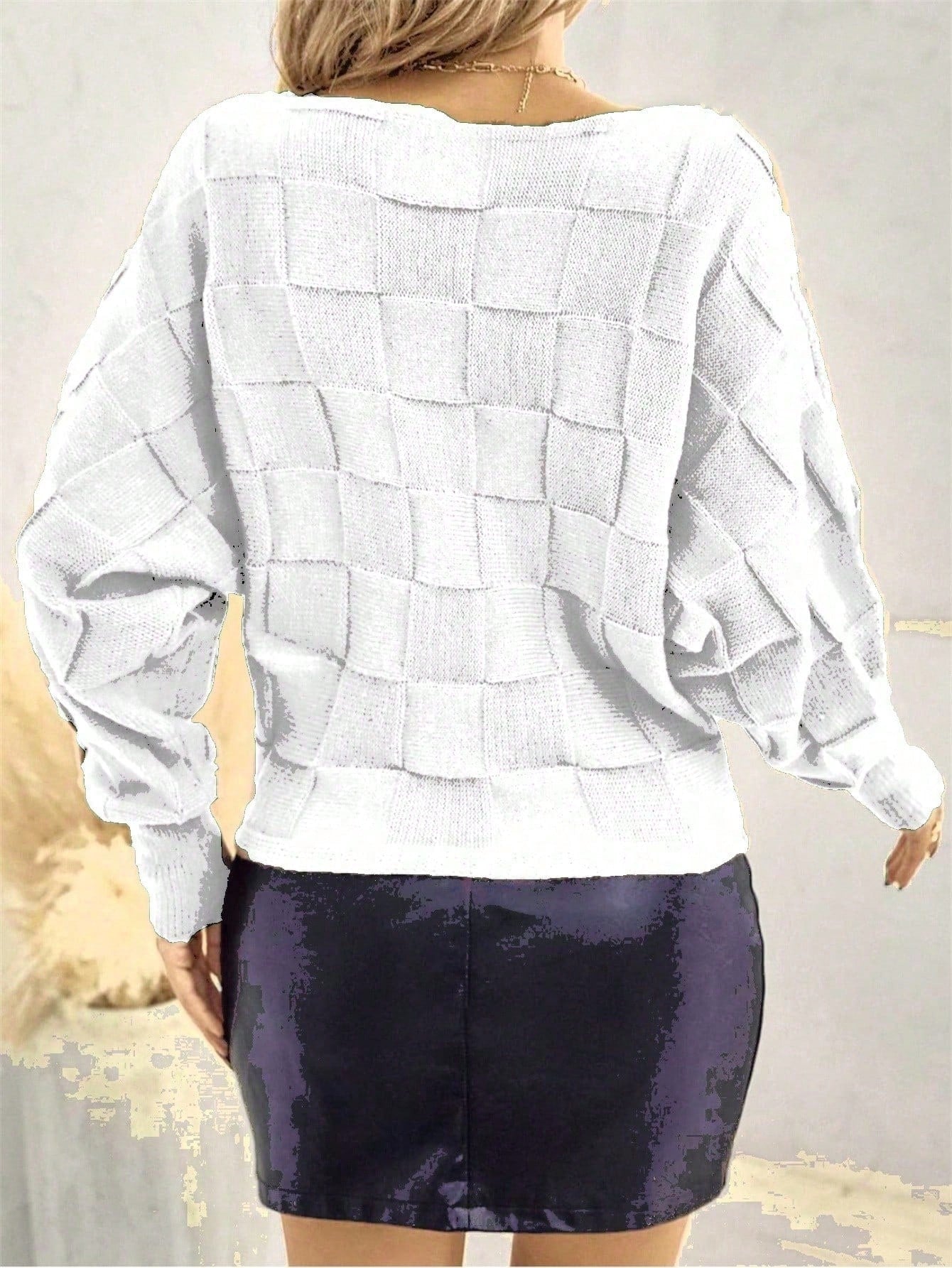 Vendedor IndicadoBlusa De Frio Suéter Tricot Manga Morcego Inverno