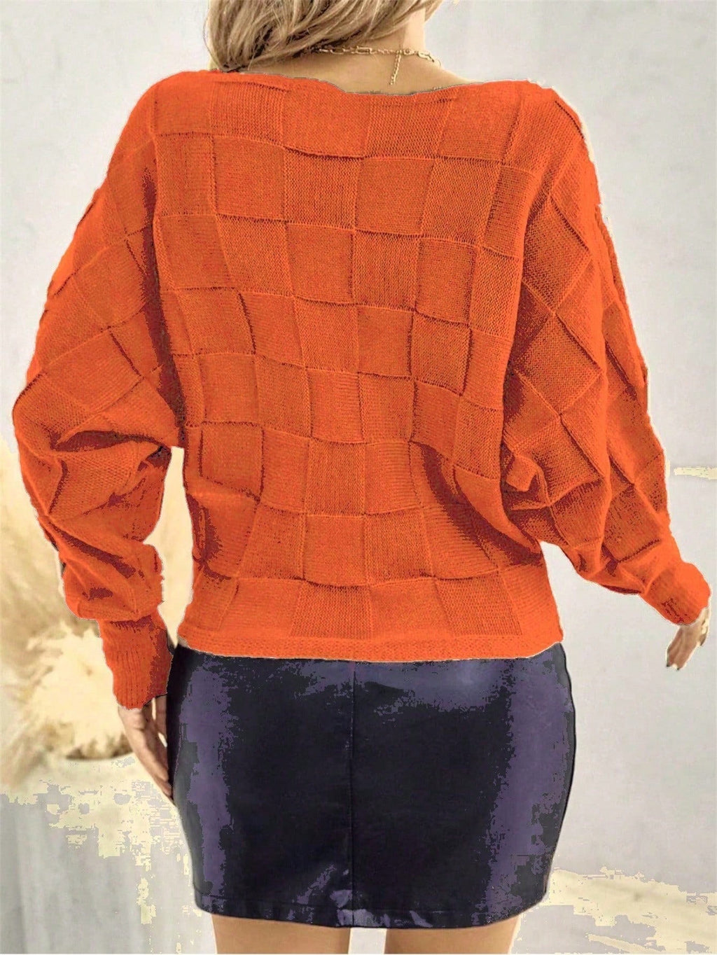 Vendedor IndicadoBlusa De Frio Suéter Tricot Manga Morcego Inverno