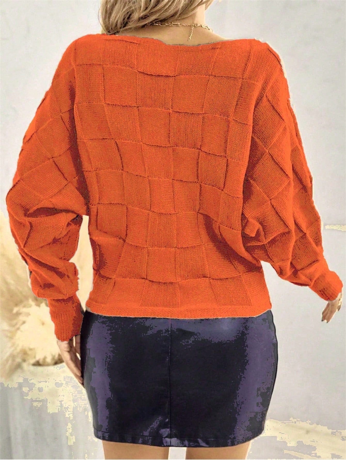 Vendedor IndicadoBlusa De Frio Suéter Tricot Manga Morcego Inverno