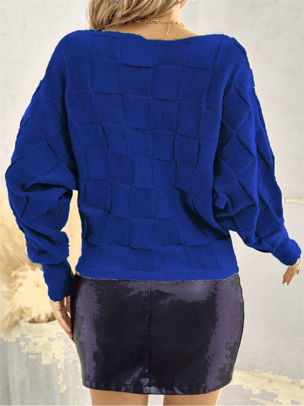 Vendedor IndicadoBlusa De Frio Suéter Tricot Manga Morcego Inverno