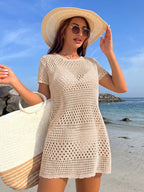 Swim Vcay Roupas de Verão para Mulheres, Vestimenta de Verão Fashionable de Cor Sólida com Recorte Vazado para Mulheres, Estilo de Férias de Verão