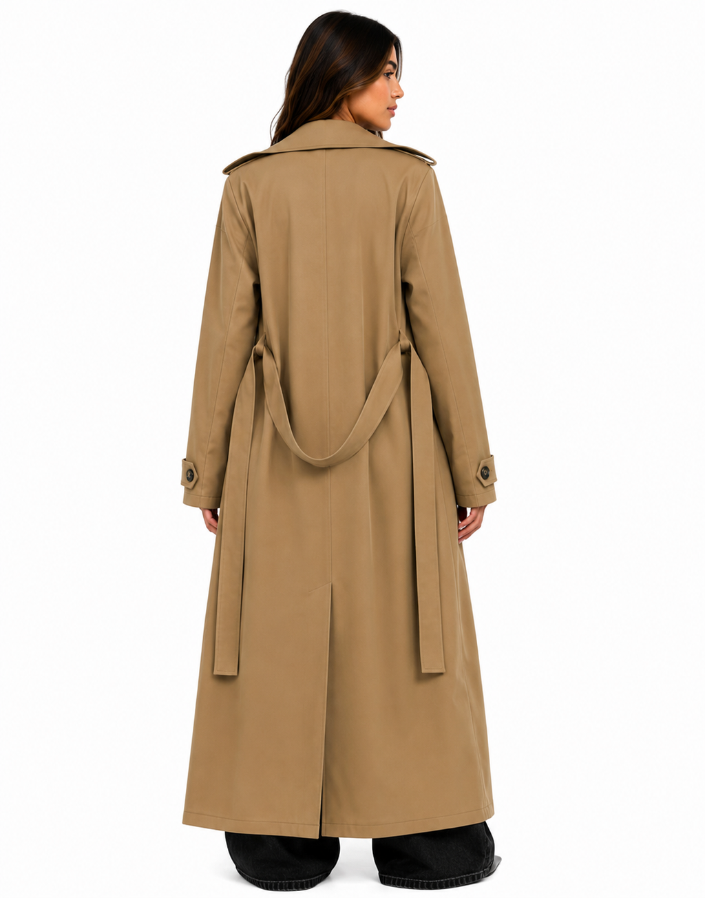 Sobretudo Feminino Longo Siena Castanho