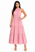 Vestido Longo Feminino Luisa Elegância Natural