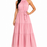 Vestido Longo Feminino Luisa Elegância Natural