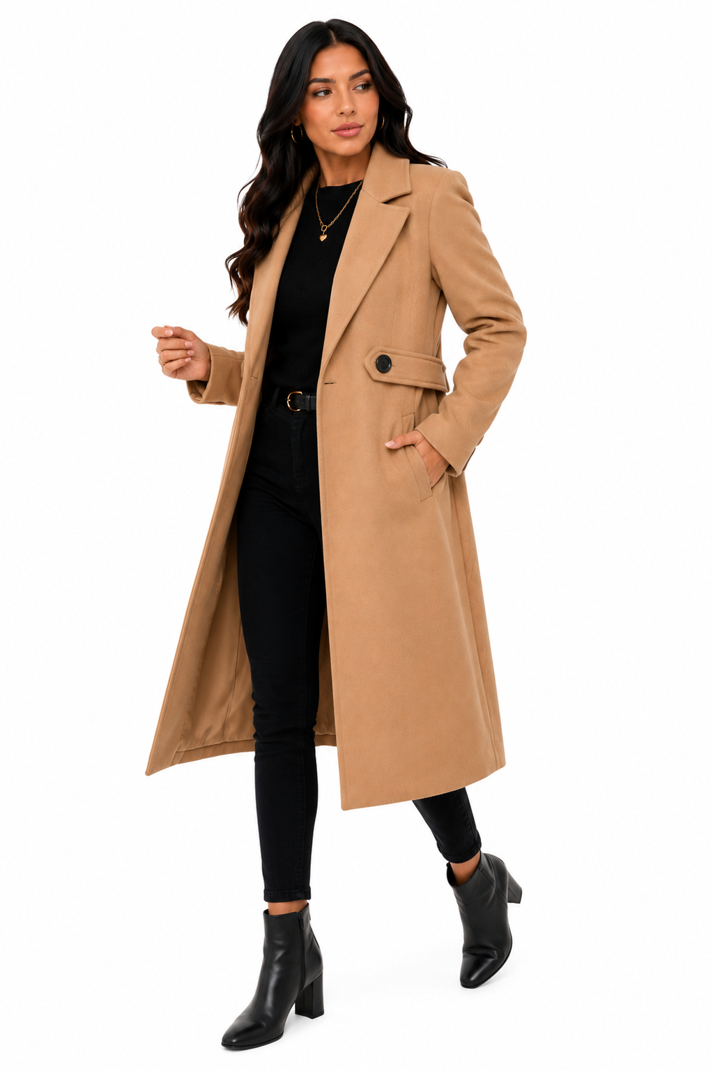 Sobretudo Feminino Midi Essential Comfort