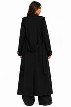Sobretudo Feminino Longo Siena Preto