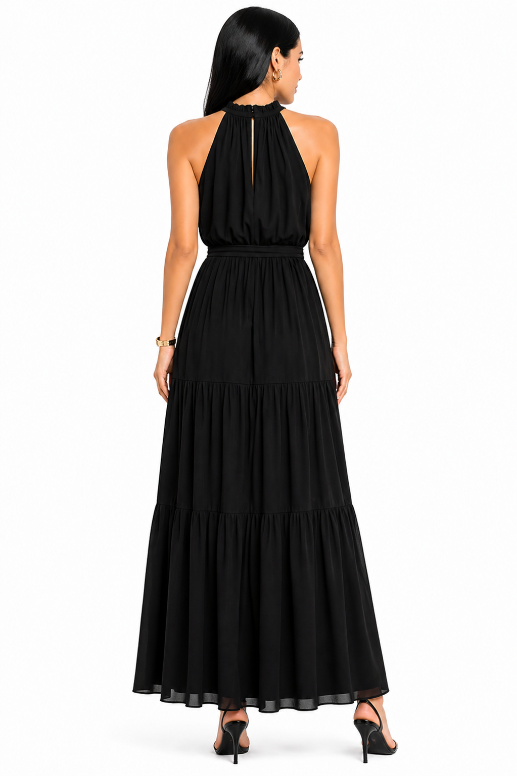 Vestido Longo Feminino Luisa Elegância Suprema