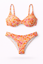 Biquíni Luna – Estampa Floral Vibrante com Modelagem Moderna