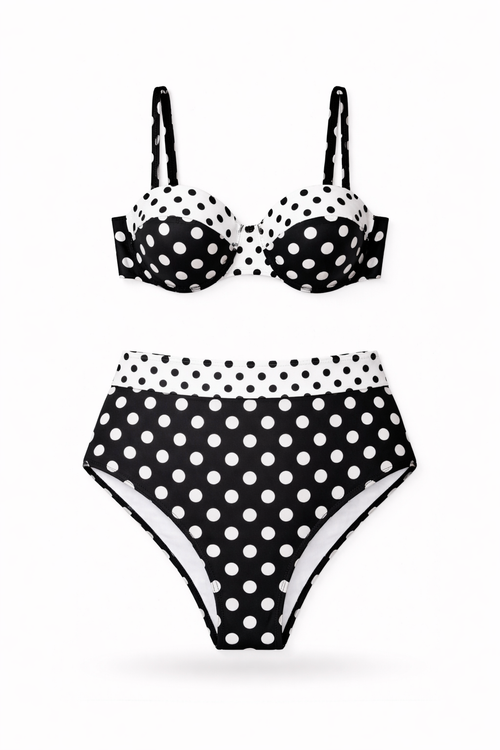 Biquíni Amélia – Clássico Retrô com Poás Modernos