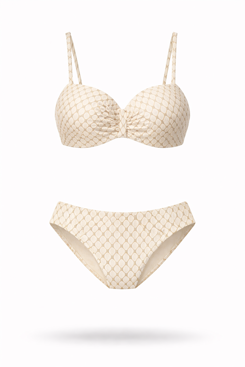 Biquíni Maré Sereia – Textura Escamas com Efeito Push-Up