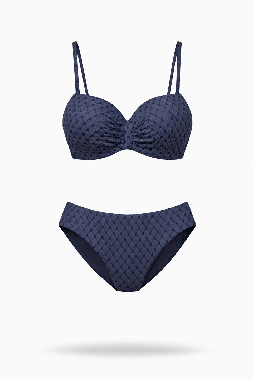 Biquíni Maré Sereia – Textura Escamas com Efeito Push-Up