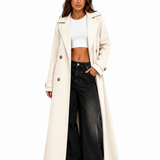 Sobretudo Feminino Longo Siena Off White