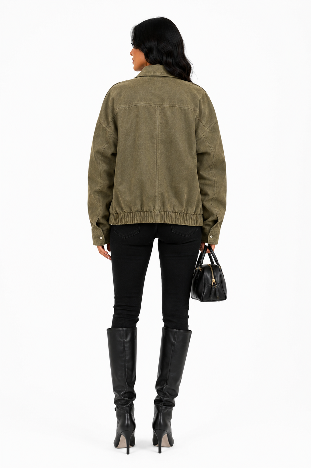 Jaqueta Premium Verde Militar Oversized