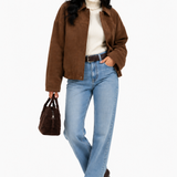 Jaqueta Premium Marrom Café Oversized