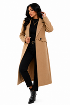 Sobretudo Premium Bege Alongado Feminino