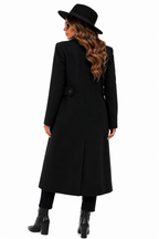 Sobretudo Premium Preto Alongado Feminino