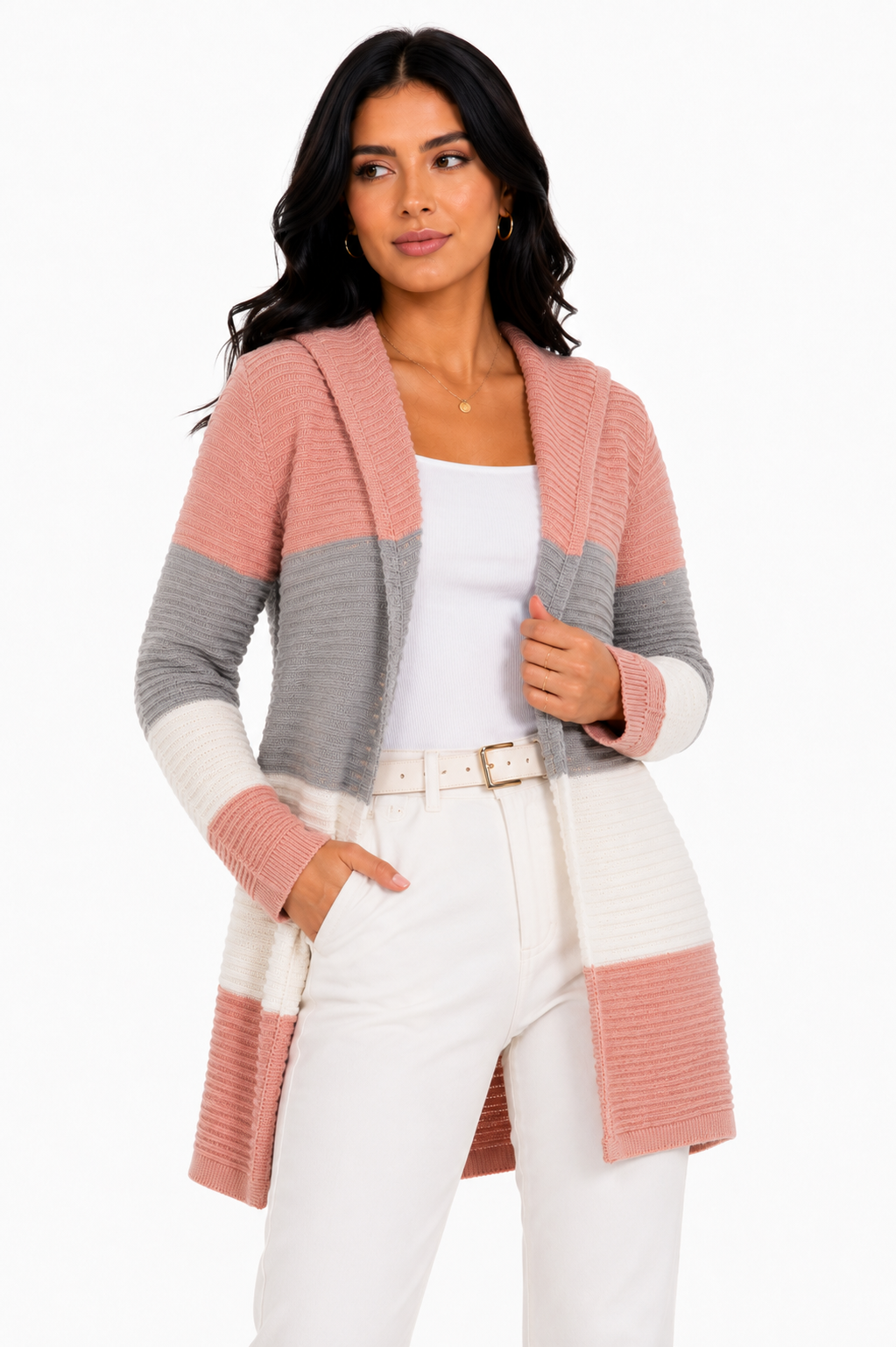 Cardigan Feminino Tricô Doce Harmonia