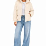 Jaqueta Puffer Feminina Neve Urbana