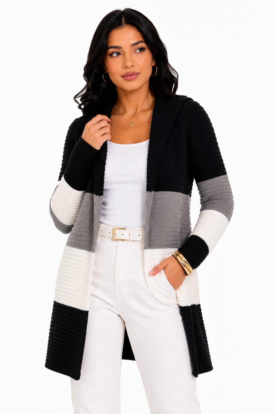 Cardigan Feminino Noir Essence