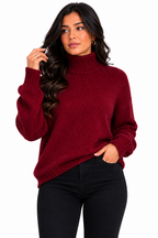 Suéter Feminino Gola Alta Ruby Touch