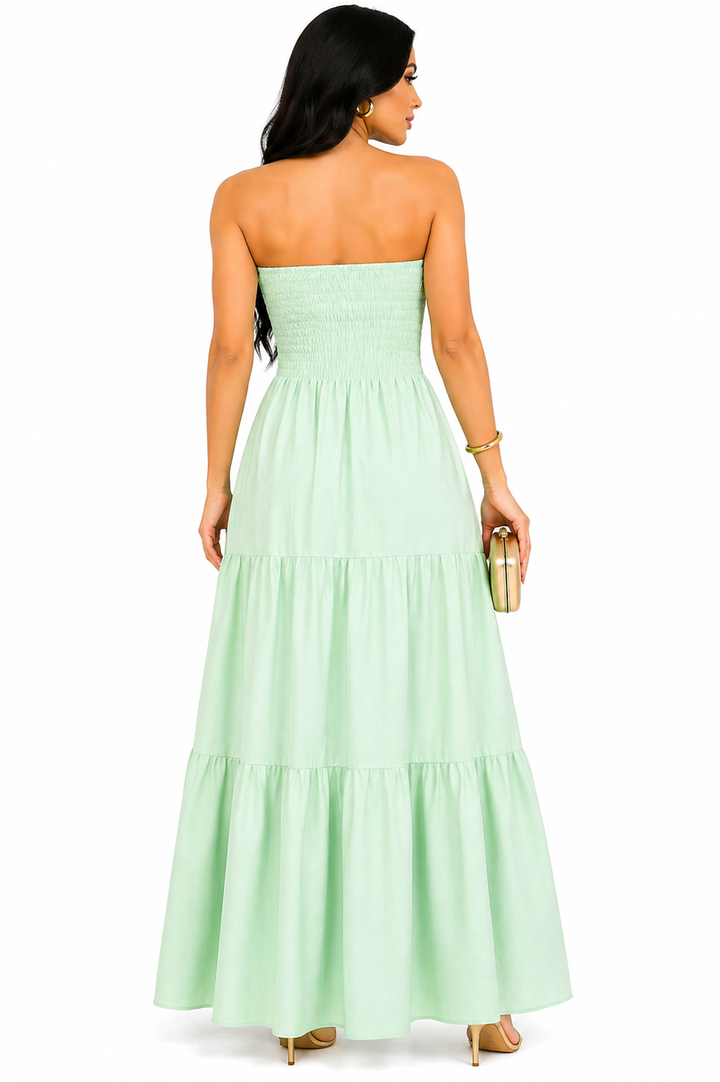 Vestido Longo Tomara que Caia Mykaelle Verde