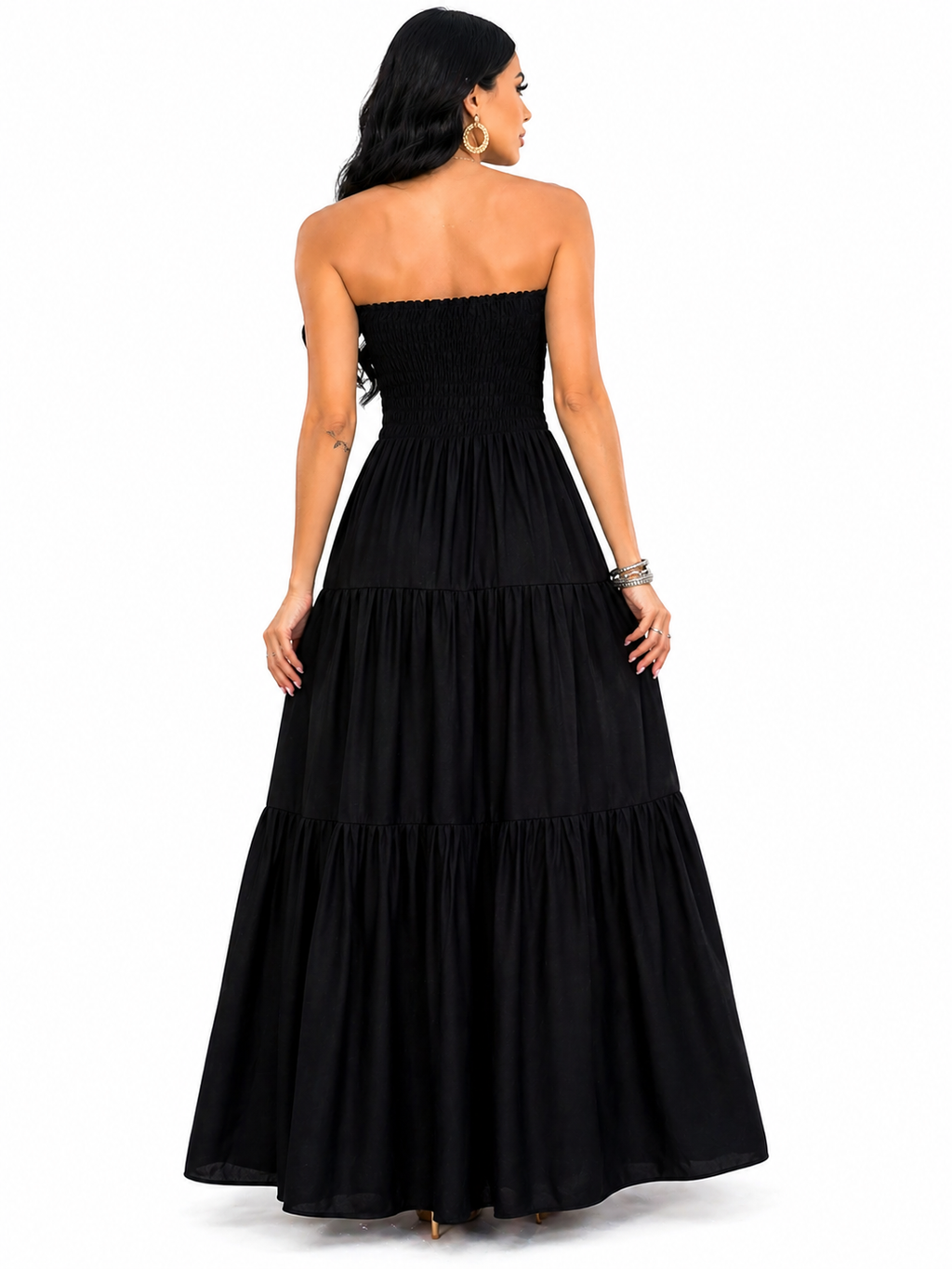 Vestido Longo Tomara que Caia Mykaelle Preto