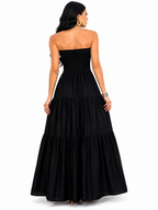 Vestido Longo Tomara que Caia Mykaelle Preto