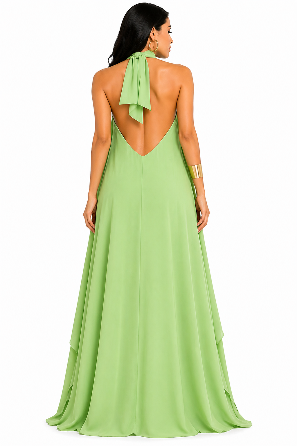 Vestido Impacto e Elegância Sofia Verde