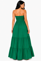Vestido Longo Elegância Atemporal Isabelle Verde