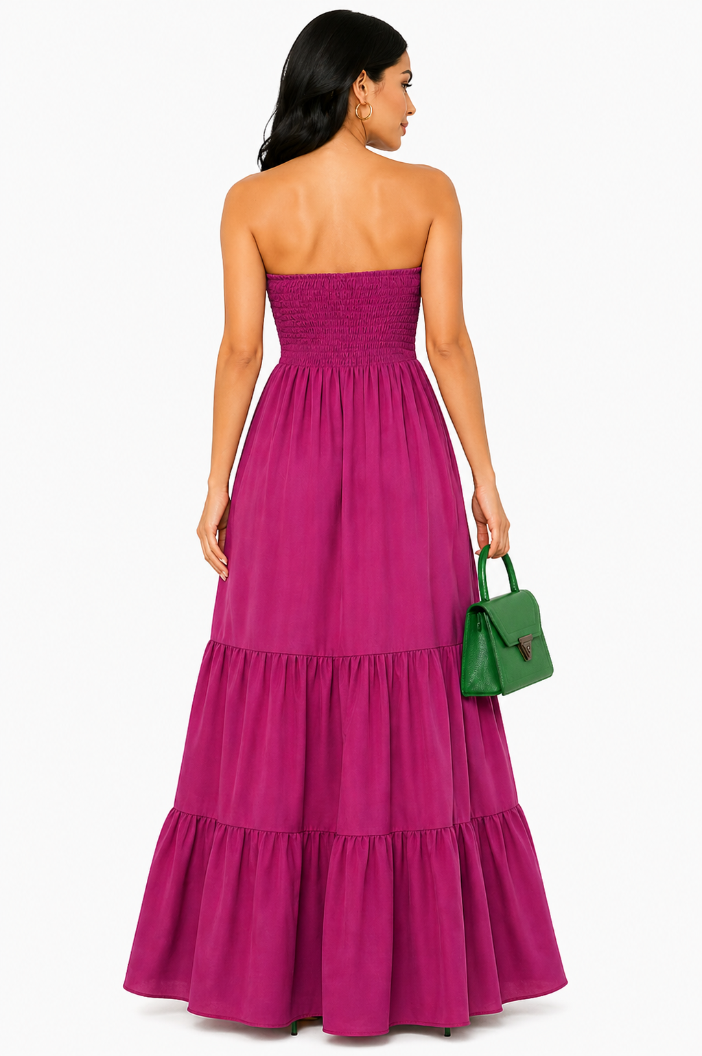 Vestido Longo Elegância Atemporal Isabelle Roxo