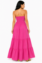 Vestido Longo Elegância Atemporal Isabelle Rosa