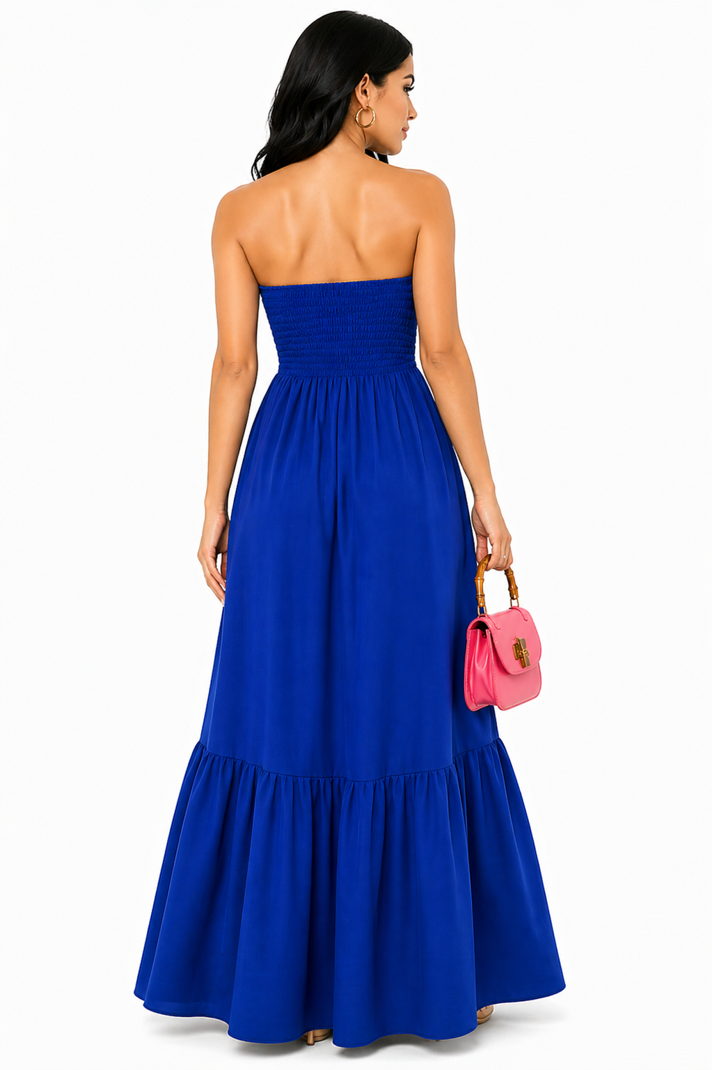 Vestido Longo Elegância Atemporal Isabelle Azul