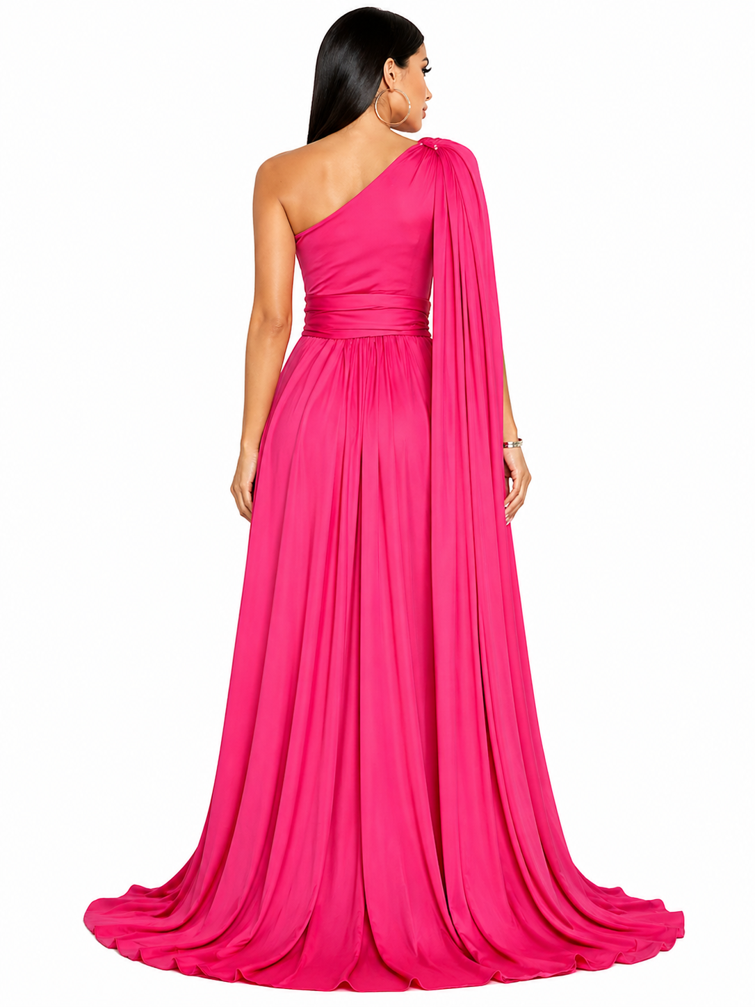 Vestido Glamour Manuela com Toque Romântico Rosa