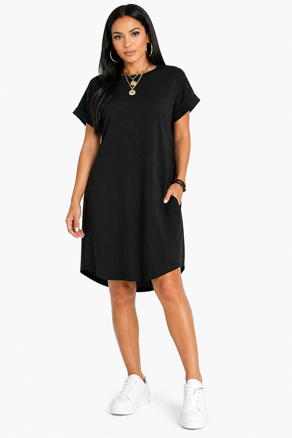 Vestido Minimalismo e Estilo Casual Lunna