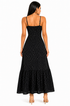 Vestido Selena em Estilo Midi Preto