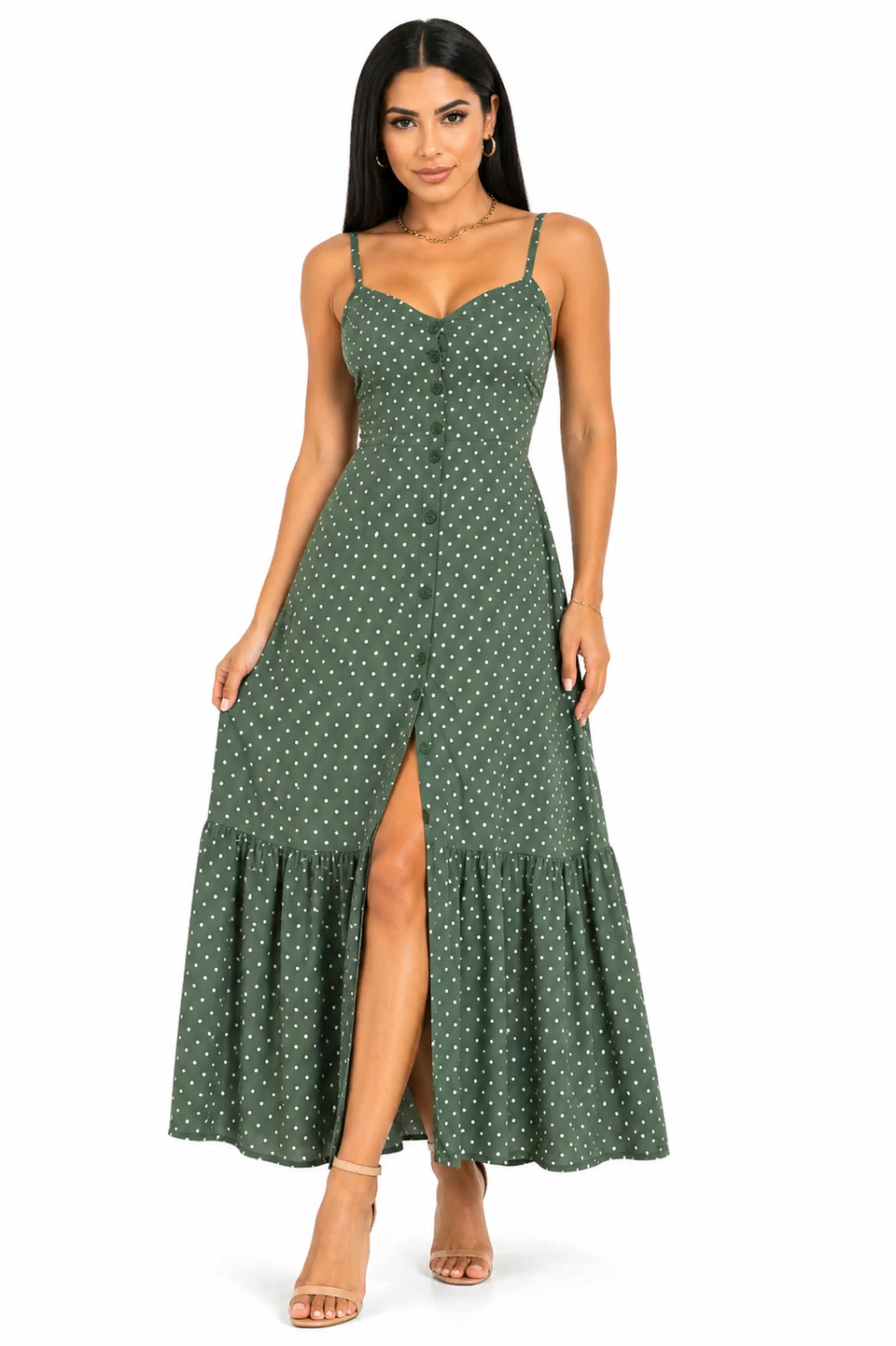 Vestido Selena em Estilo Midi