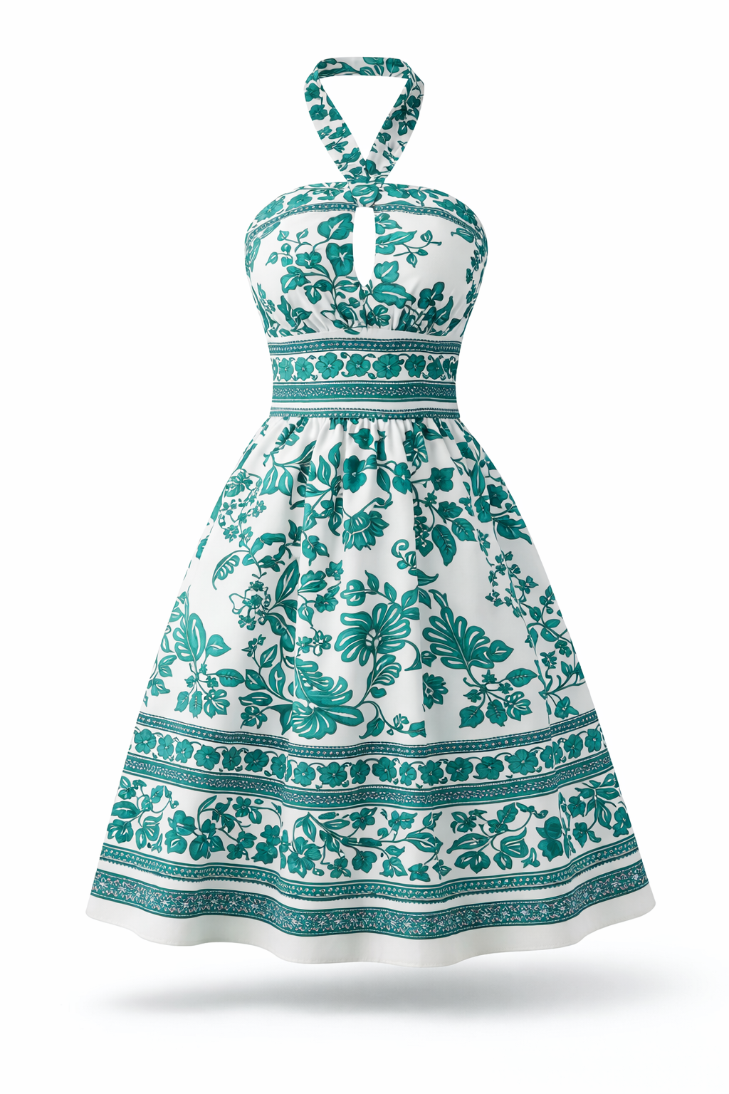 Vestido Amanda – Estilo Moderno com Estampa Exclusiva