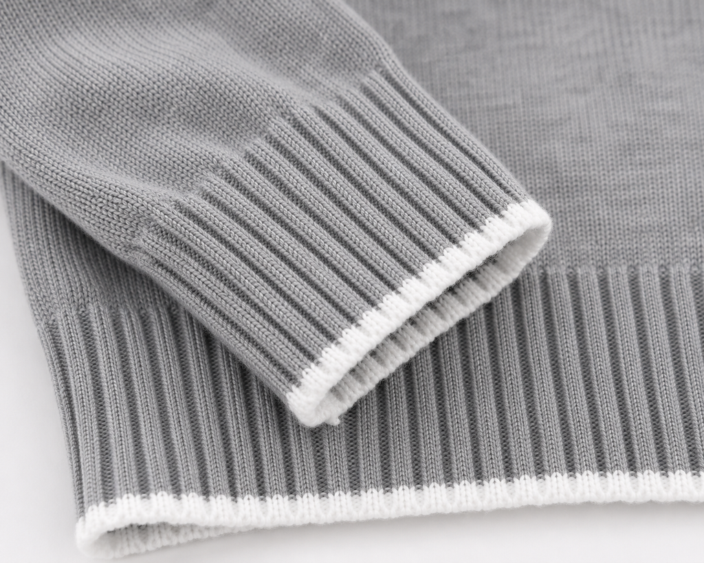 Suéter Feminino Tricô Essential Soft Cinza